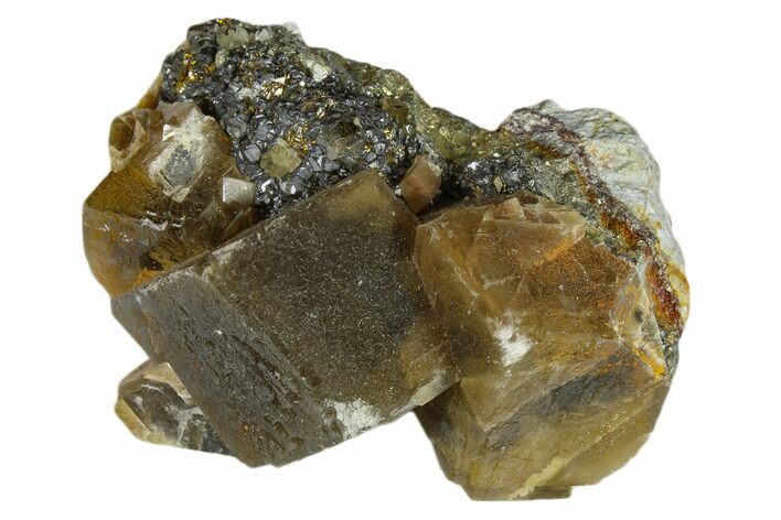 Lustrous Siderite Crystal Cluster - Peru #173401